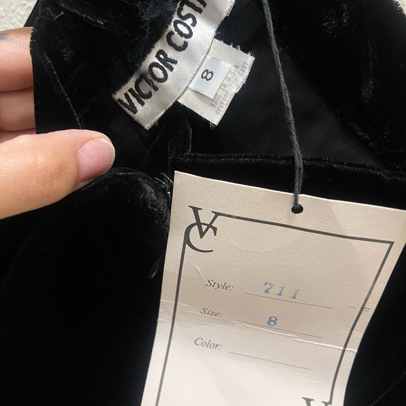 Victor Costa Elegant Black Maxi Skirt - Picture 5 of 6